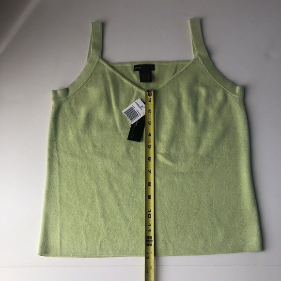 Grace Elements Spring Apple V Neck Knit Tank Medium - Picture 9 of 12